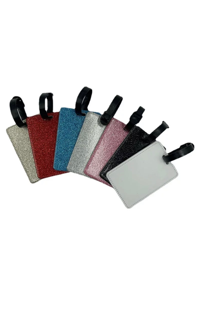 PERSONALIZED GLITTER LUGGAGE TAGS - Prestoh Creations